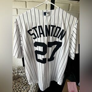 NYY Giancarlo Stanton Majestic Jersey Men’s Medium Excellent Condition